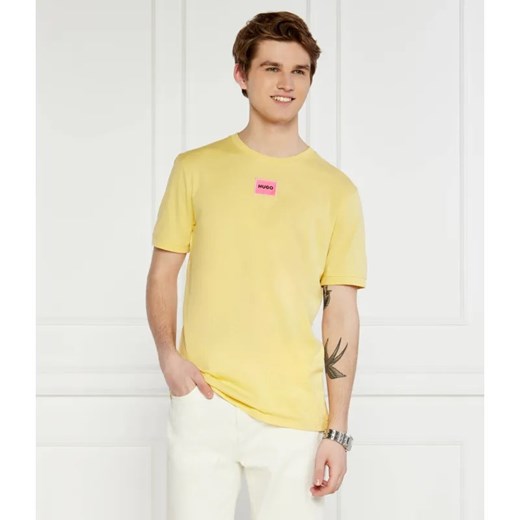 HUGO T-shirt Diragolino212 | Regular Fit ze sklepu Gomez Fashion Store w kategorii T-shirty męskie - zdjęcie 184336394