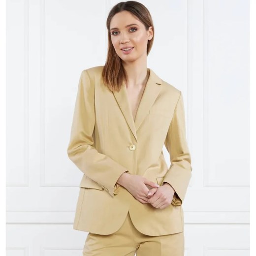 TWINSET Marynarka | Regular Fit | z dodatkiem lnu ze sklepu Gomez Fashion Store w kategorii Marynarki damskie - zdjęcie 184336484