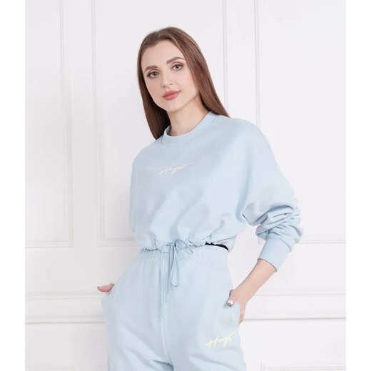 HUGO Bluza Delive | Cropped Fit ze sklepu Gomez Fashion Store w kategorii Bluzy damskie - zdjęcie 184336512
