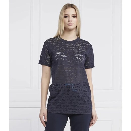 Armani Exchange T-shirt | Regular Fit ze sklepu Gomez Fashion Store w kategorii Bluzki damskie - zdjęcie 184336563