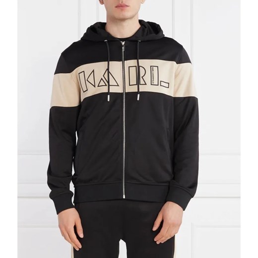 Karl Lagerfeld Bluza SWEAT HOODY | Regular Fit ze sklepu Gomez Fashion Store w kategorii Bluzy męskie - zdjęcie 184336592