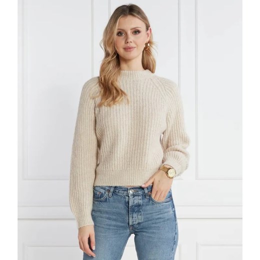 Samsøe Samsøe Sweter Layla | Regular Fit | z dodatkiem wełny ze sklepu Gomez Fashion Store w kategorii Swetry damskie - zdjęcie 184336622