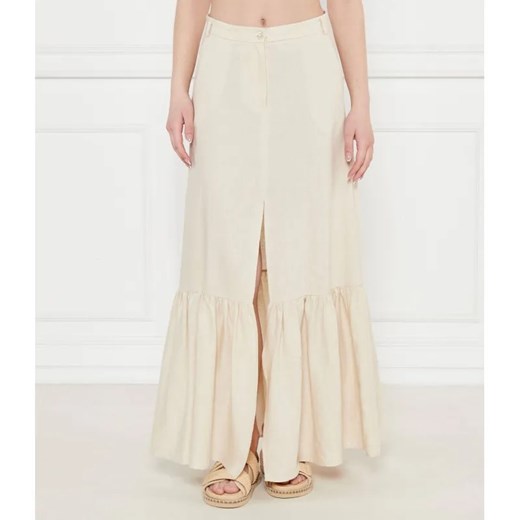 Twinset U&B Lniana spódnica ze sklepu Gomez Fashion Store w kategorii Spódnice - zdjęcie 184336693
