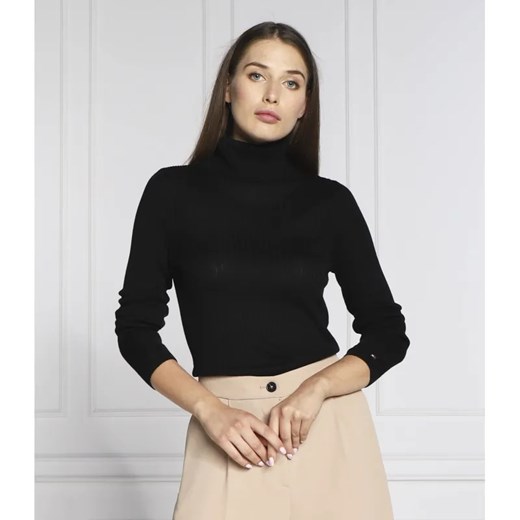 Tommy Hilfiger Golf | Slim Fit | z dodatkiem jedwabiu ze sklepu Gomez Fashion Store w kategorii Swetry damskie - zdjęcie 184336694