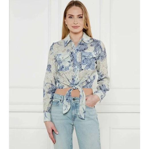 GUESS Koszula ADELAIDE | Cropped Fit ze sklepu Gomez Fashion Store w kategorii Koszule damskie - zdjęcie 184336753