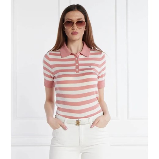 Tommy Hilfiger Polo | Regular Fit ze sklepu Gomez Fashion Store w kategorii Bluzki damskie - zdjęcie 184336774