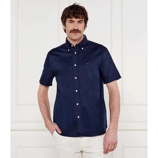 Tommy Hilfiger Koszula | Regular Fit | z dodatkiem lnu ze sklepu Gomez Fashion Store w kategorii Koszule męskie - zdjęcie 184336823
