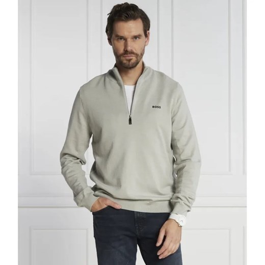 BOSS GREEN Sweter Momentum-X QZ | Regular Fit | z dodatkiem wełny ze sklepu Gomez Fashion Store w kategorii Swetry męskie - zdjęcie 184337034
