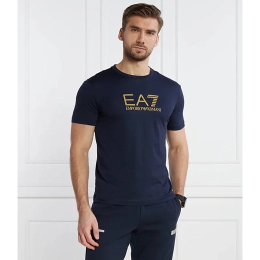 EA7 T-shirt | Regular Fit ze sklepu Gomez Fashion Store w kategorii T-shirty męskie - zdjęcie 184337052