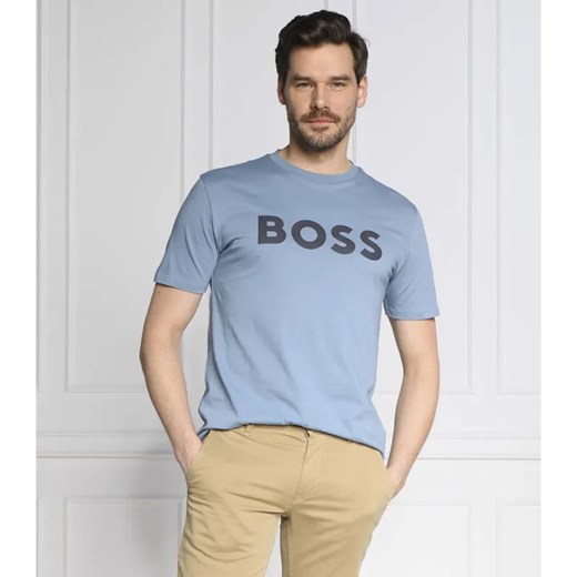 BOSS ORANGE T-shirt Thinking 1 | Regular Fit ze sklepu Gomez Fashion Store w kategorii T-shirty męskie - zdjęcie 184337253