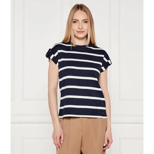 Tommy Hilfiger T-shirt | Regular Fit ze sklepu Gomez Fashion Store w kategorii Bluzki damskie - zdjęcie 184337304