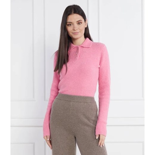 Samsøe Samsøe Wełniany sweter | Regular Fit ze sklepu Gomez Fashion Store w kategorii Swetry damskie - zdjęcie 184337320