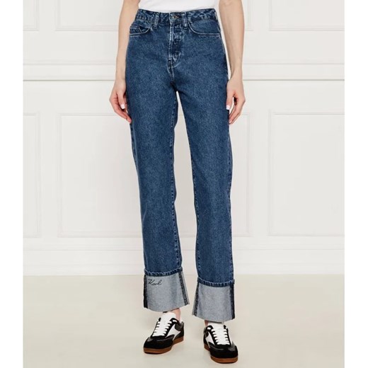 Karl Lagerfeld Jeansy | Straight fit | high waist ze sklepu Gomez Fashion Store w kategorii Jeansy damskie - zdjęcie 184337433