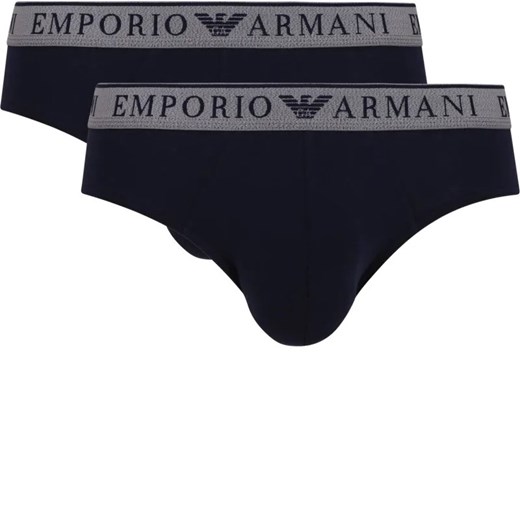 Emporio Armani Slipy 2-pack ze sklepu Gomez Fashion Store w kategorii Majtki męskie - zdjęcie 184337451