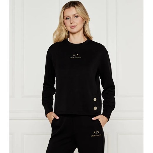 Armani Exchange Bluza | Regular Fit ze sklepu Gomez Fashion Store w kategorii Bluzy damskie - zdjęcie 184337453