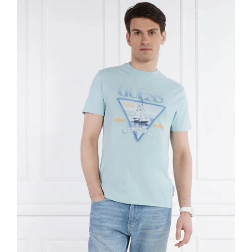 GUESS T-shirt | Regular Fit ze sklepu Gomez Fashion Store w kategorii T-shirty męskie - zdjęcie 184337482