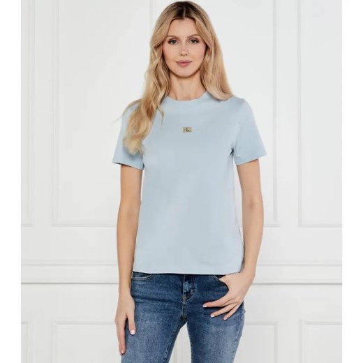 Calvin Klein Jeans T-shirt | Regular Fit ze sklepu Gomez Fashion Store w kategorii Bluzki damskie - zdjęcie 184337491