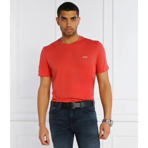 HUGO T-shirt Dero222 | Regular Fit ze sklepu Gomez Fashion Store w kategorii T-shirty męskie - zdjęcie 184337520