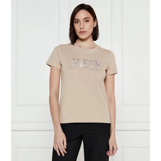 GUESS T-shirt | Regular Fit ze sklepu Gomez Fashion Store w kategorii Bluzki damskie - zdjęcie 184337553
