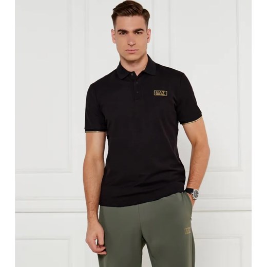 EA7 Polo | Regular Fit ze sklepu Gomez Fashion Store w kategorii T-shirty męskie - zdjęcie 184337610