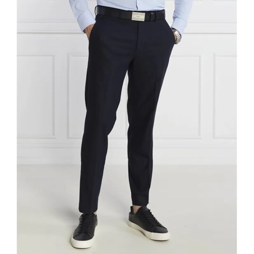 BOSS BLACK Spodnie P Genius CW | Slim Fit | z dodatkiem wełny ze sklepu Gomez Fashion Store w kategorii Spodnie męskie - zdjęcie 184337632