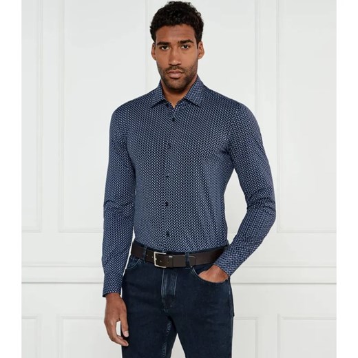 BOSS BLACK Koszula P-HANK-kent-C1-222 | Slim Fit ze sklepu Gomez Fashion Store w kategorii Koszule męskie - zdjęcie 184337642