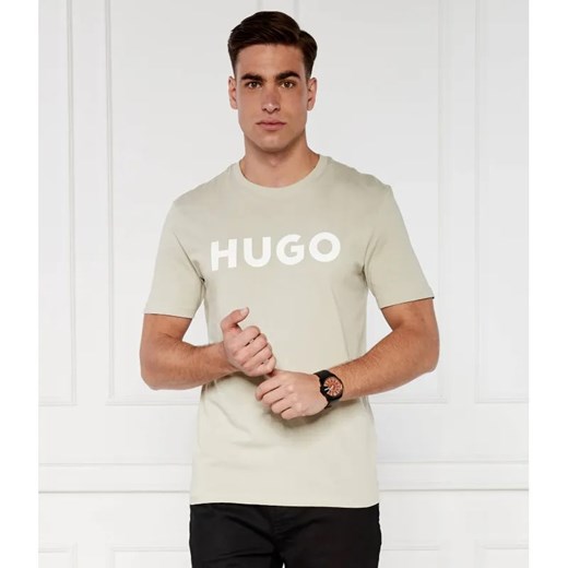 HUGO T-shirt Dulivio | Regular Fit ze sklepu Gomez Fashion Store w kategorii T-shirty męskie - zdjęcie 184337743