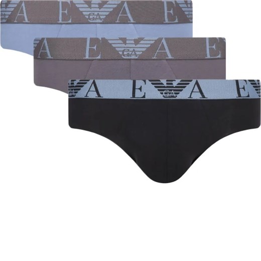 Emporio Armani Slipy 3-pack ze sklepu Gomez Fashion Store w kategorii Majtki męskie - zdjęcie 184337744