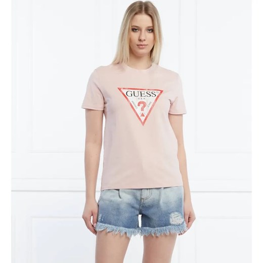 GUESS T-shirt | Regular Fit ze sklepu Gomez Fashion Store w kategorii Bluzki damskie - zdjęcie 184337751