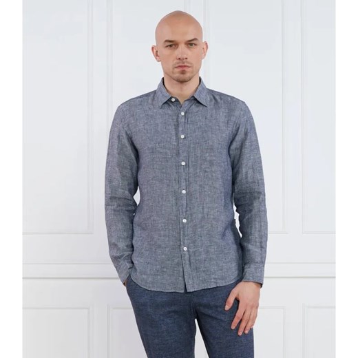 BOSS BLACK Lniana koszula Liam | Regular Fit ze sklepu Gomez Fashion Store w kategorii Koszule męskie - zdjęcie 184337753