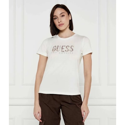 GUESS T-shirt | Regular Fit ze sklepu Gomez Fashion Store w kategorii Bluzki damskie - zdjęcie 184337770