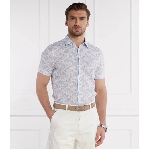 Joop! Lniana koszula Pit | Slim Fit ze sklepu Gomez Fashion Store w kategorii Koszule męskie - zdjęcie 184337812