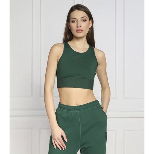 Tommy Sport Top MID INTENSITY MONOGRAM | Slim Fit ze sklepu Gomez Fashion Store w kategorii Bluzki damskie - zdjęcie 184337840