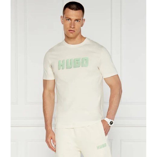 HUGO T-shirt | Regular Fit ze sklepu Gomez Fashion Store w kategorii T-shirty męskie - zdjęcie 184337851
