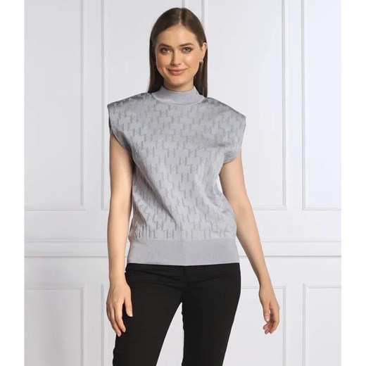 Karl Lagerfeld Top | Regular Fit ze sklepu Gomez Fashion Store w kategorii Bluzki damskie - zdjęcie 184337882