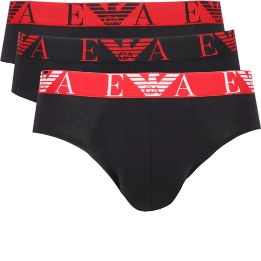 Emporio Armani Slipy 3-pack ze sklepu Gomez Fashion Store w kategorii Majtki męskie - zdjęcie 184337892