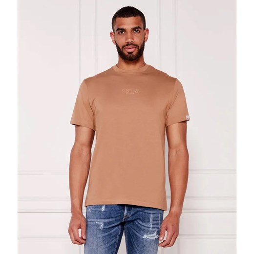 Replay T-shirt | Regular Fit ze sklepu Gomez Fashion Store w kategorii T-shirty męskie - zdjęcie 184337913