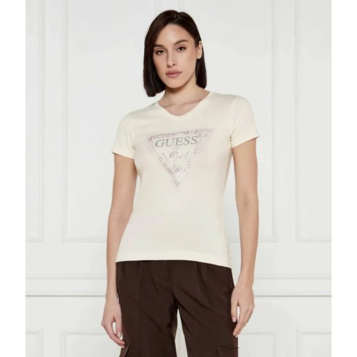 GUESS T-shirt PYTHON | Slim Fit ze sklepu Gomez Fashion Store w kategorii Bluzki damskie - zdjęcie 184337970