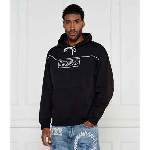 Hugo Blue Bluza Noiderhood | Relaxed fit ze sklepu Gomez Fashion Store w kategorii Bluzy męskie - zdjęcie 184338033