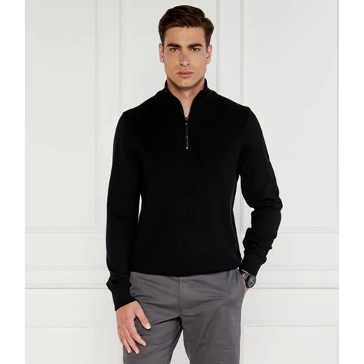BOSS BLACK Wełniany sweter Dambino | Regular Fit ze sklepu Gomez Fashion Store w kategorii Swetry męskie - zdjęcie 184338112
