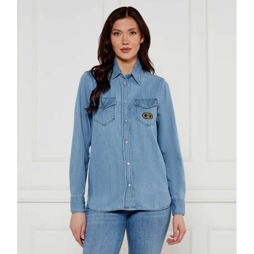 Liu Jo Jeansowa koszula | Regular Fit ze sklepu Gomez Fashion Store w kategorii Koszule damskie - zdjęcie 184338131