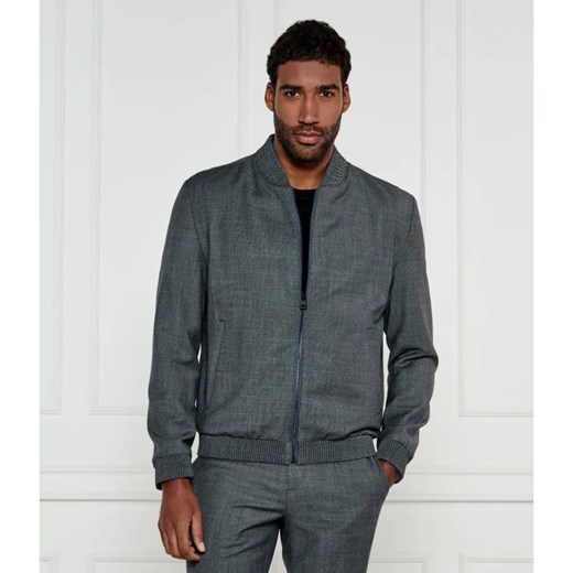 HUGO Kurtka bomber Ukashi232X | Slim Fit | z dodatkiem wełny ze sklepu Gomez Fashion Store w kategorii Kurtki męskie - zdjęcie 184338161