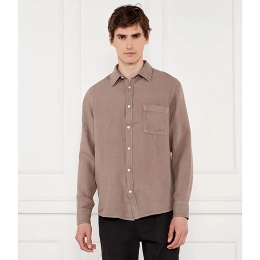BOSS ORANGE Lniana koszula Relegant_6 | Regular Fit ze sklepu Gomez Fashion Store w kategorii Koszule męskie - zdjęcie 184338190