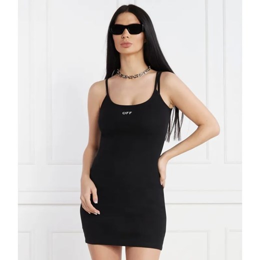OFF-WHITE Sukienka ze sklepu Gomez Fashion Store w kategorii Sukienki - zdjęcie 184338264