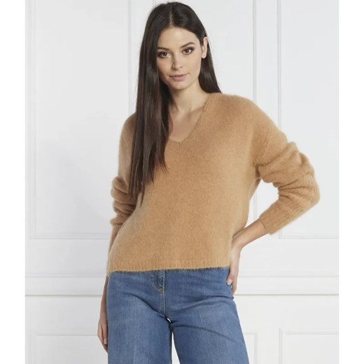 Marella Wełniany sweter AMEDEA | Loose fit ze sklepu Gomez Fashion Store w kategorii Swetry damskie - zdjęcie 184338360