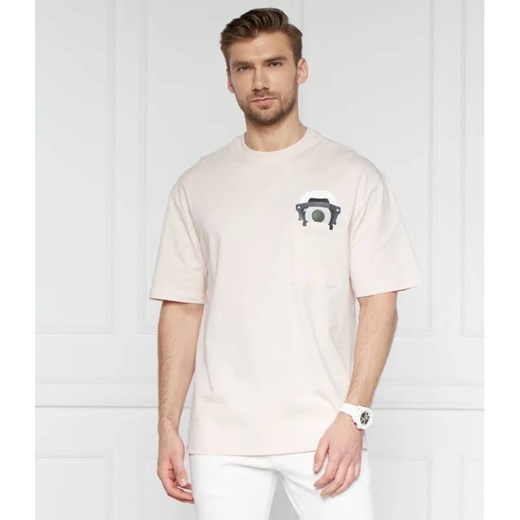 Karl Lagerfeld T-shirt CREWNECK | Regular Fit ze sklepu Gomez Fashion Store w kategorii T-shirty męskie - zdjęcie 184338372