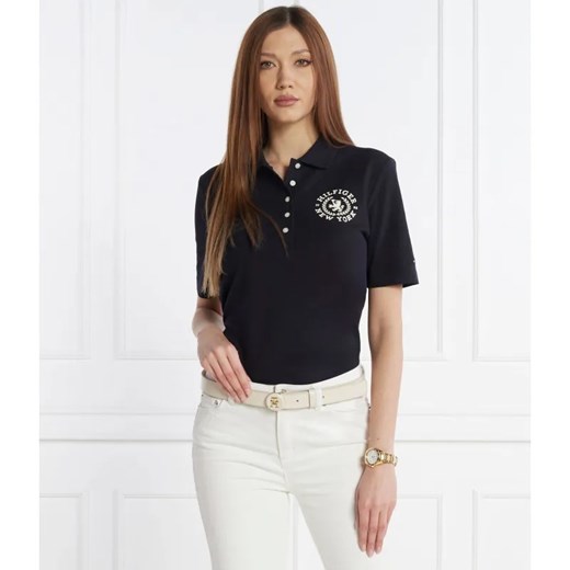 Tommy Hilfiger Polo REG CREST | Regular Fit ze sklepu Gomez Fashion Store w kategorii Bluzki damskie - zdjęcie 184338451