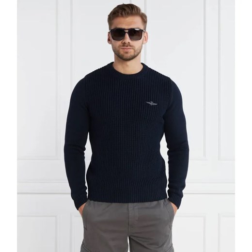 Aeronautica Militare Sweter | Regular Fit ze sklepu Gomez Fashion Store w kategorii Swetry męskie - zdjęcie 184338463