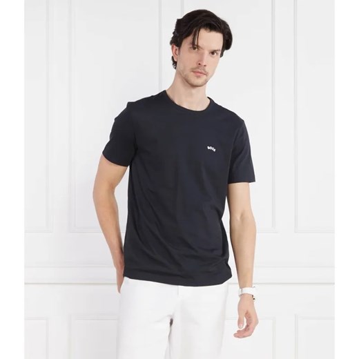 BOSS GREEN T-shirt Tee Curved | Regular Fit ze sklepu Gomez Fashion Store w kategorii T-shirty męskie - zdjęcie 184338512