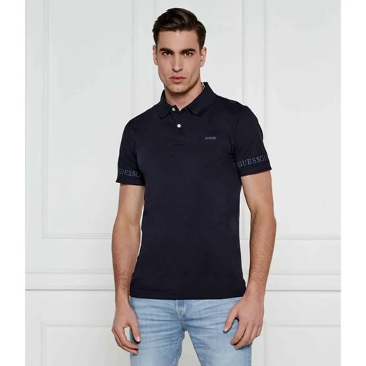 GUESS Polo NOLAN | Extra slim fit ze sklepu Gomez Fashion Store w kategorii T-shirty męskie - zdjęcie 184338550